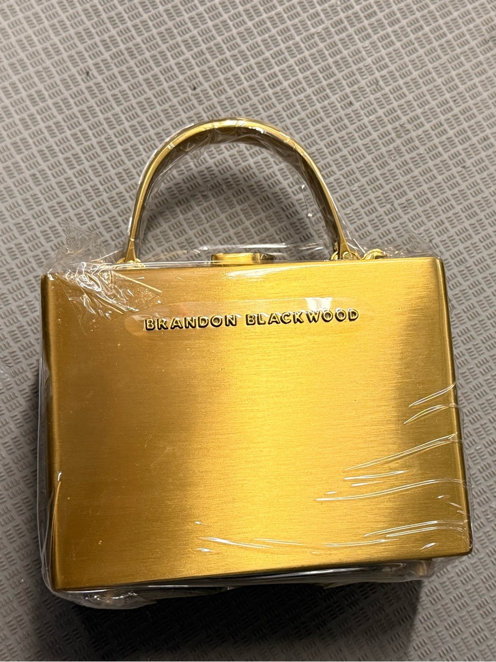 Brandon Blackwood Gold Mini Metal Kendrick Trunk